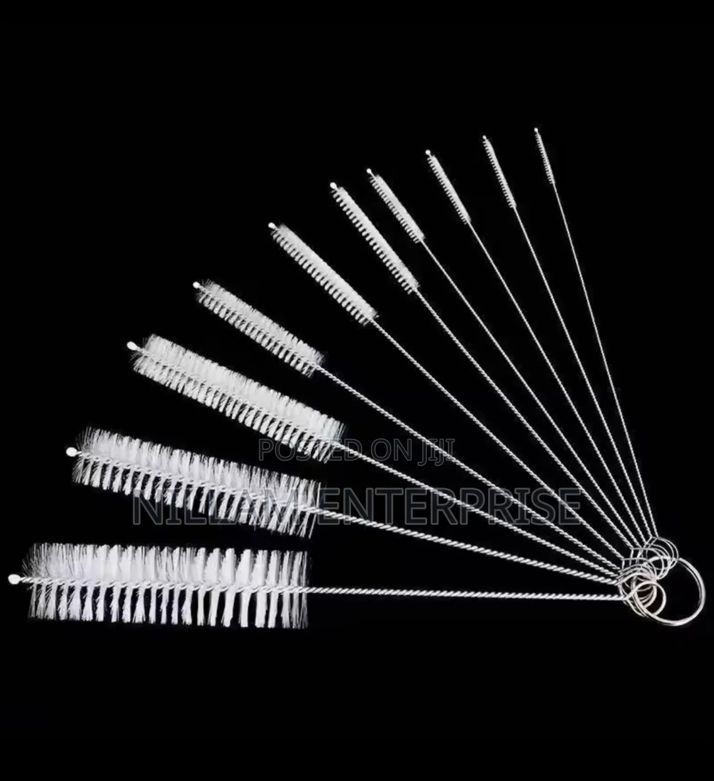 10pcs Drinking Straw Cleaning Brush Set