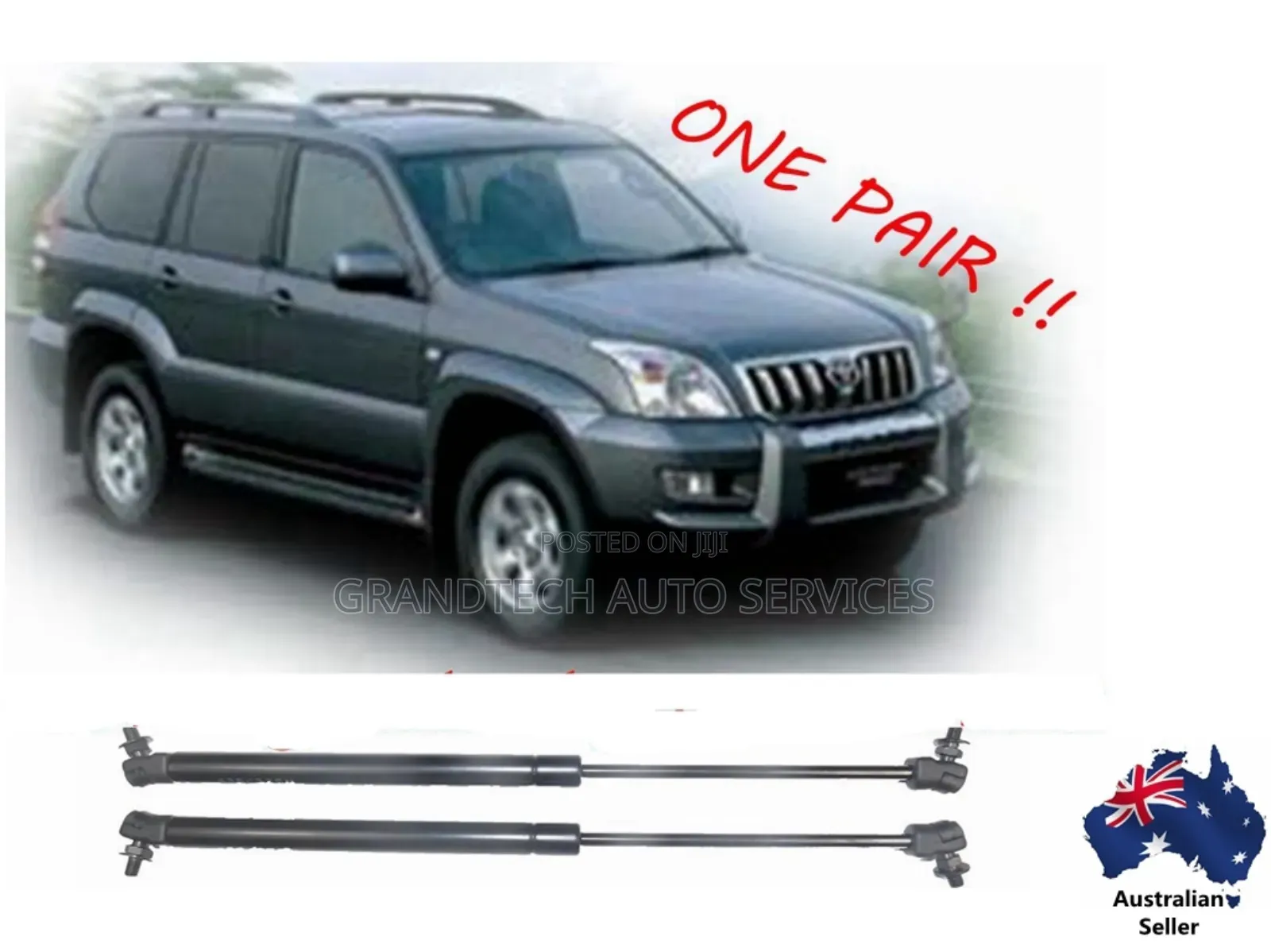 Landcruiser Prado J120 Bonnet Shocks