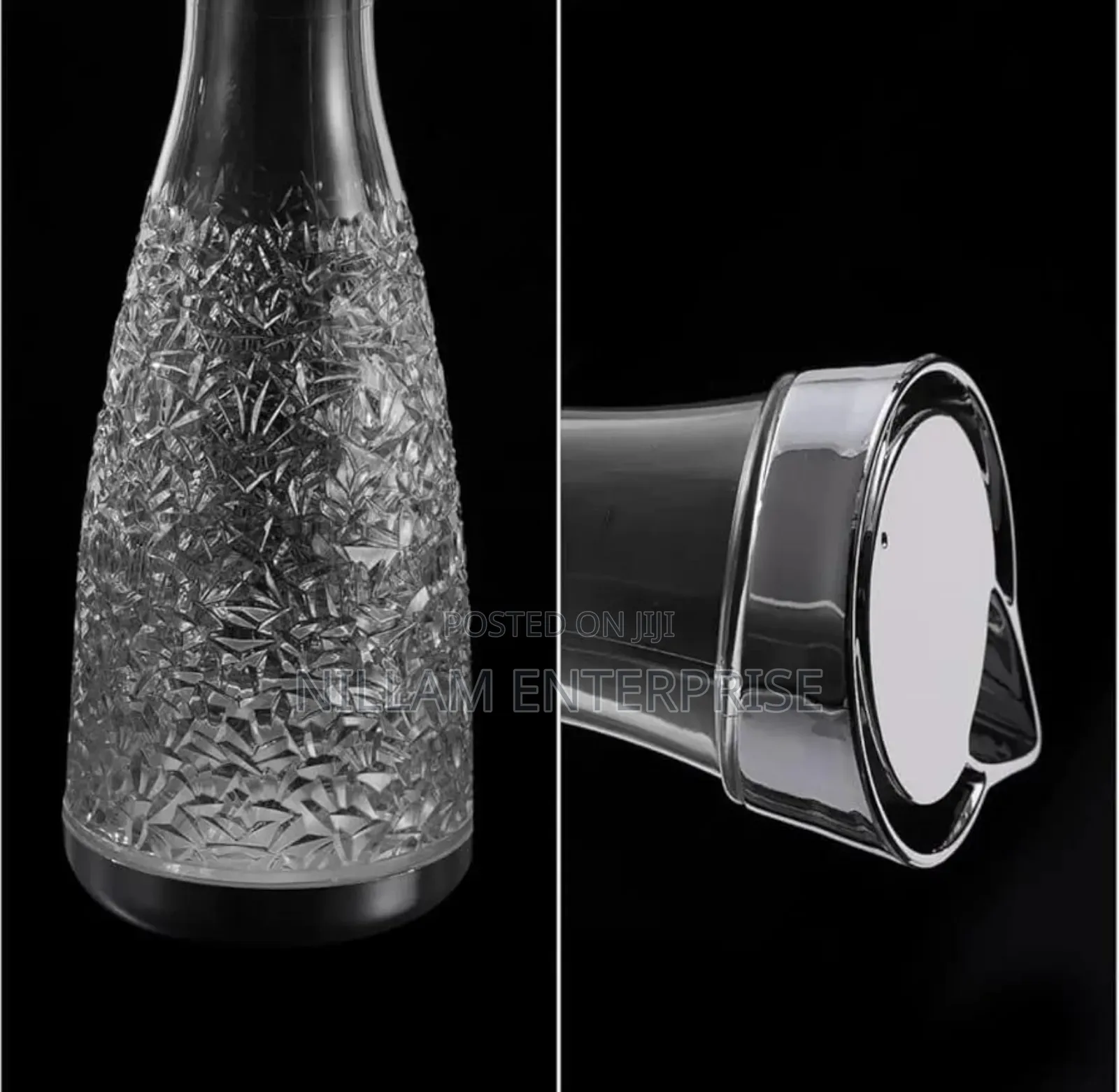 Embossed Acrylic Pitcher Jars 1.1l