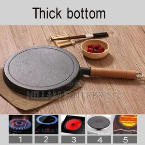 Thickened Cast Iron Chapati Pan 26cm