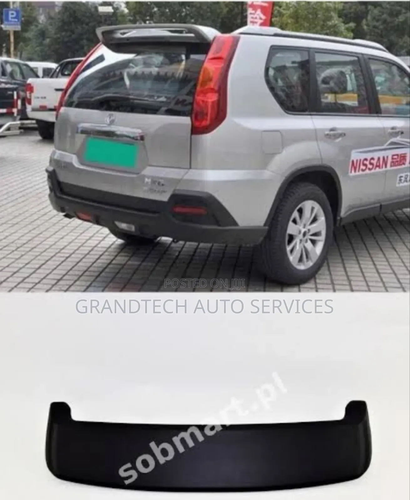 Nissan Xtrail T31 Boot Spoiler(Paintable)
