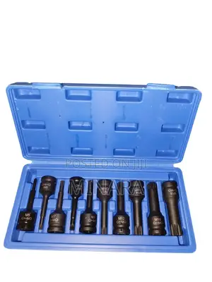 10 Pcs, 1/2 " Drive Spline Bit Sockets, XZN M-Series