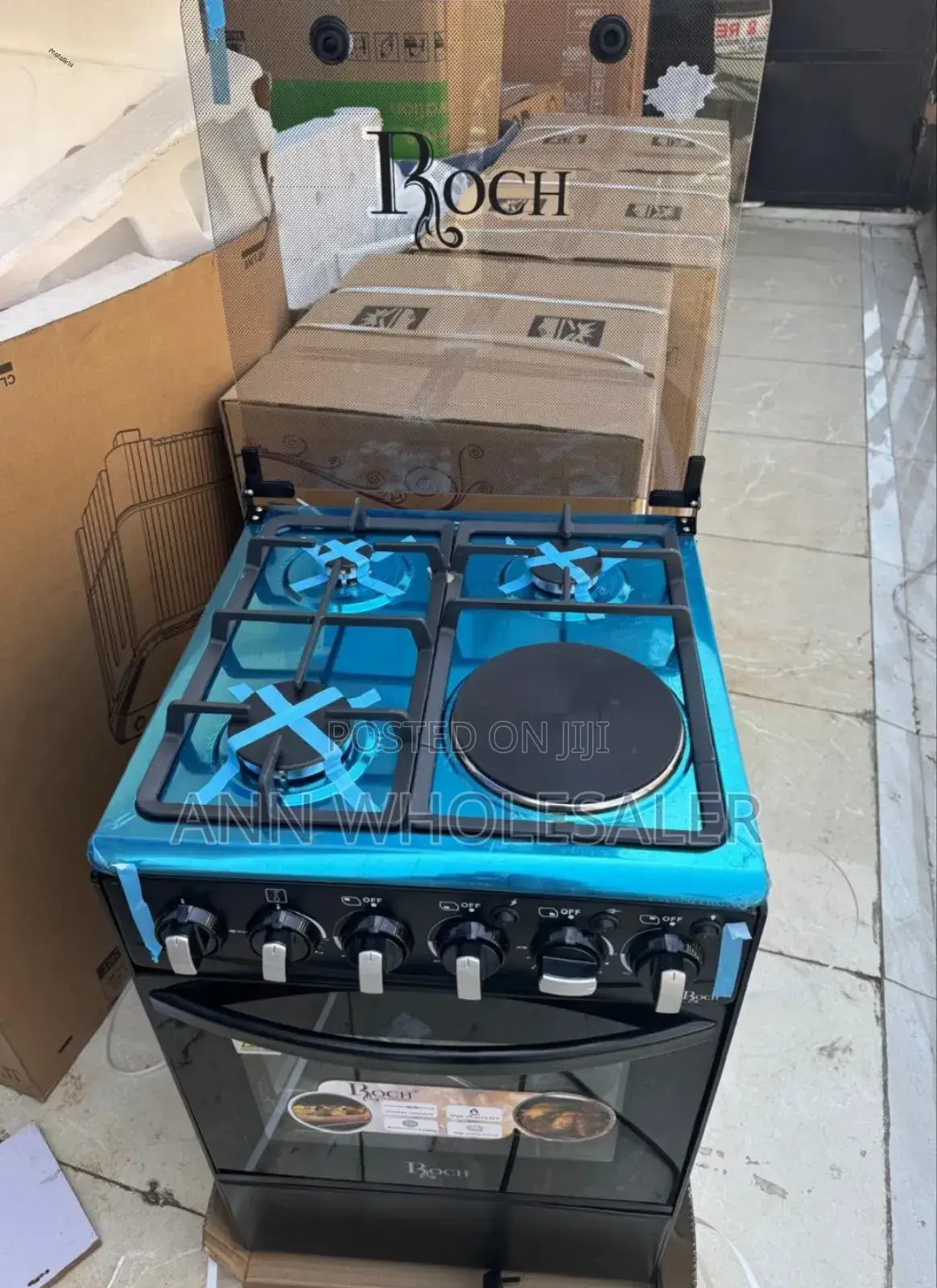 Roch - 50 by 55- 3 +1 -Hotplate -Gas Cooker R/7