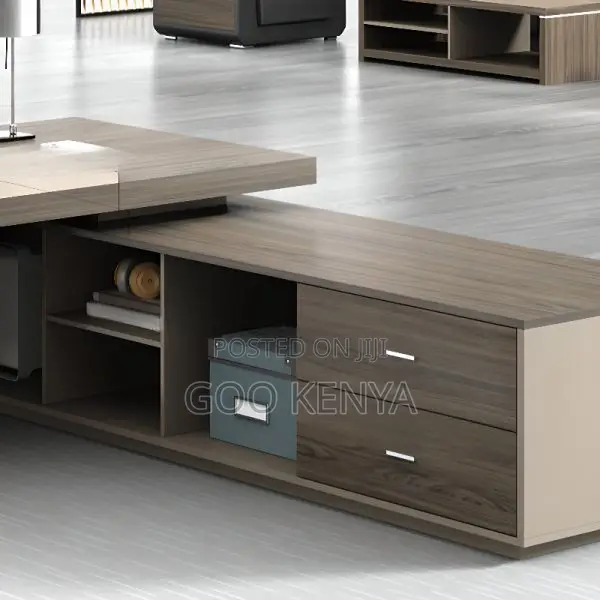 Office Desk ; Executive L-Shape Office Desk