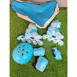 Adjustable Skating Shoes and Guard Set