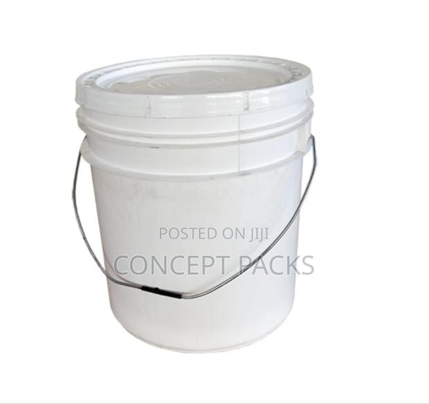 Domestic Bucket 20l With Lid White