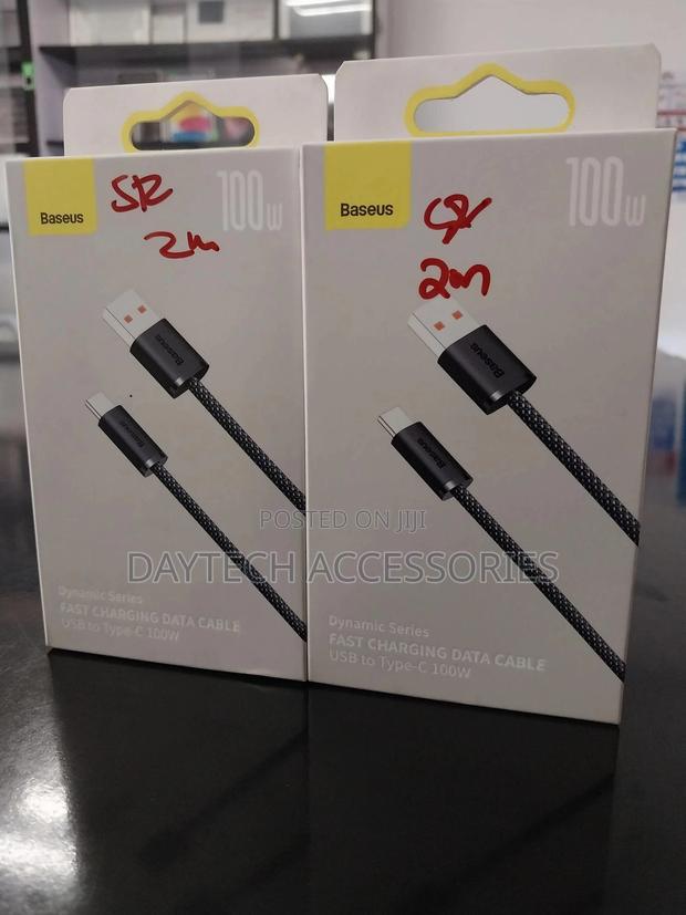 2m Baseus Dynamic Series Fast Usb to Type-C Charger 100w - thumbnail 2