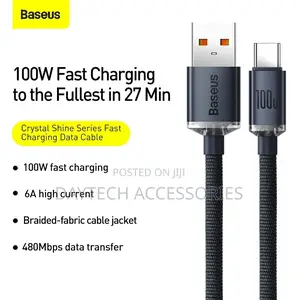 Baseus Dynamic Fast Charging Data Cable Usb to Type-C 100w