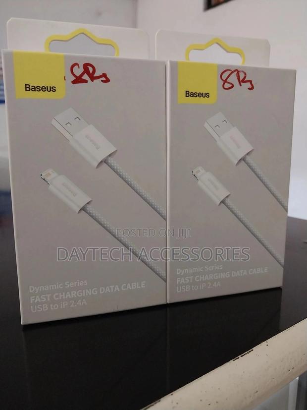 Baseus 2.4a 1 Meter Usb to Lightning Cable Fast Charging - thumbnail 2