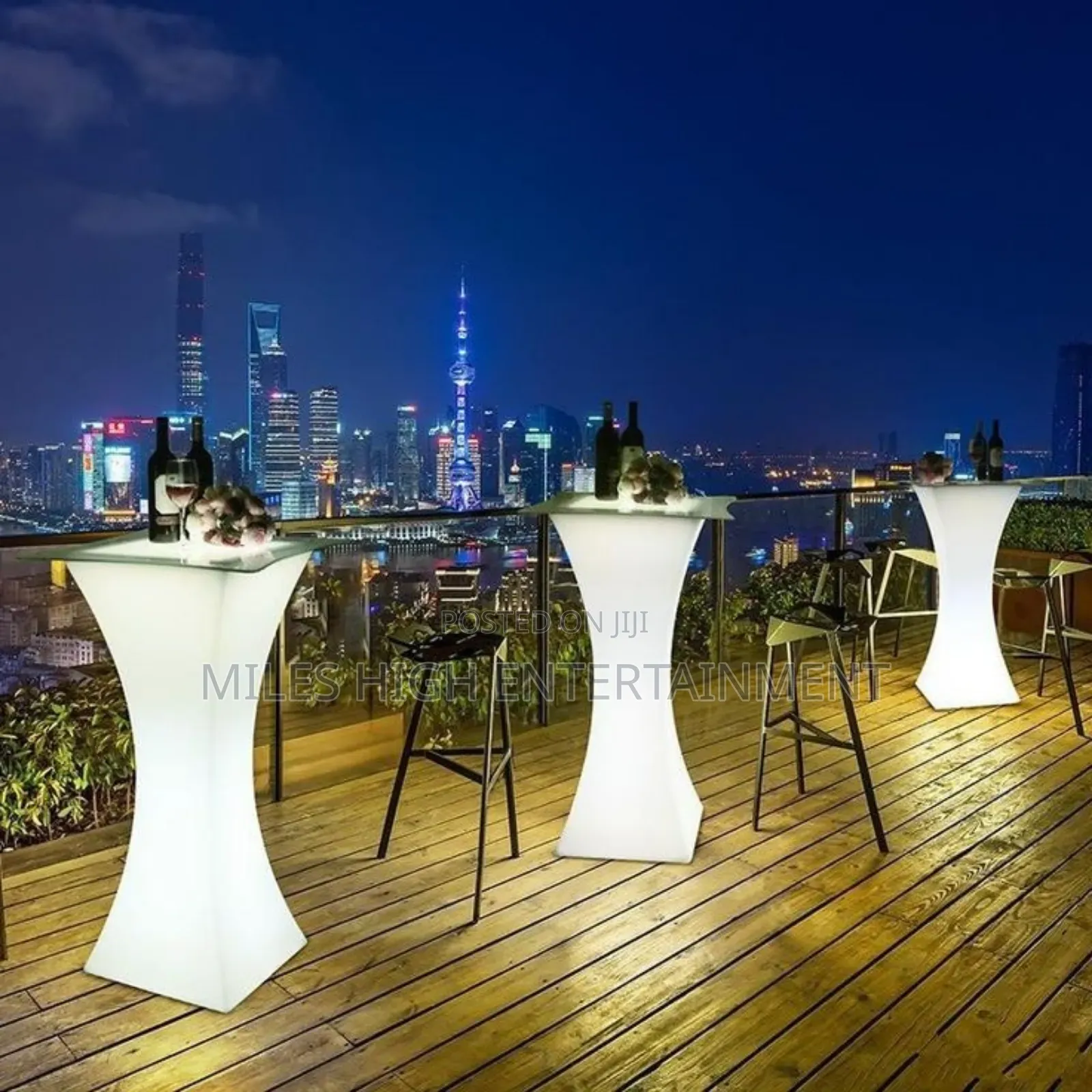 Led Cocktail Table for Corporate Events