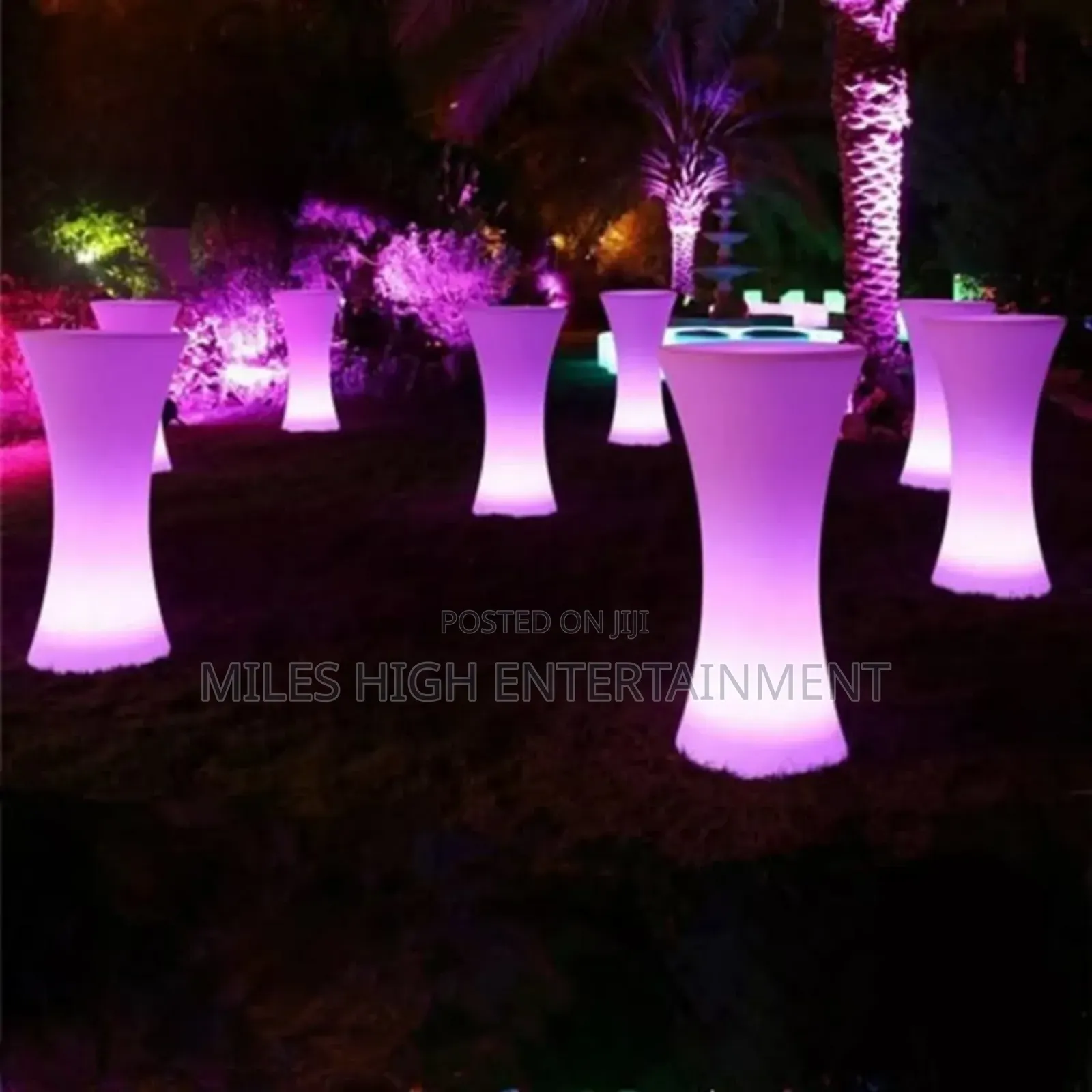 Led Cocktail Tables for Hire
