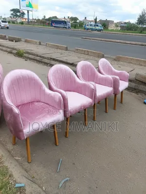 Latest Design Manicure Seats, Baby Pink and Gold 
