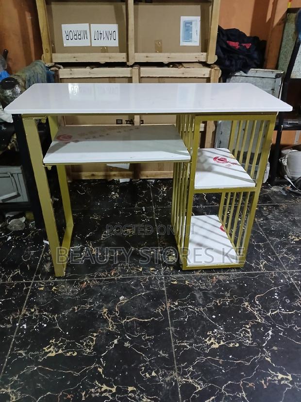 Imported Marble Manicure Table Executive - main view