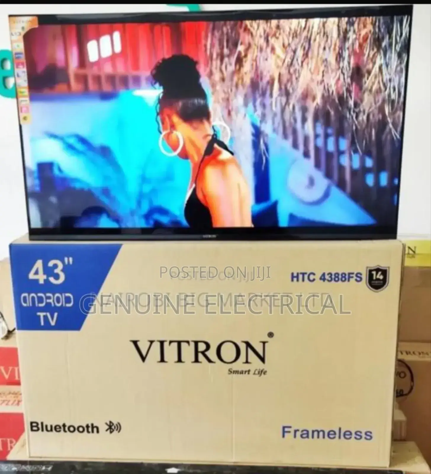 Vitron 43" Smart Tv With Bluetooth and Netflix