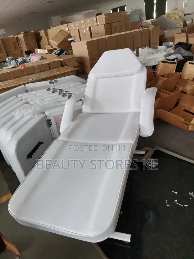 White Massage Bed Adjustable