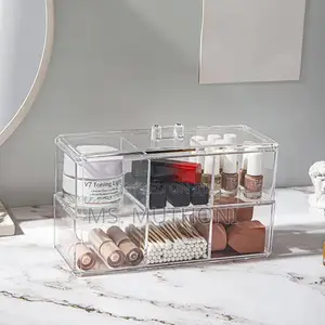 Transparent Cosmetic Storage Box