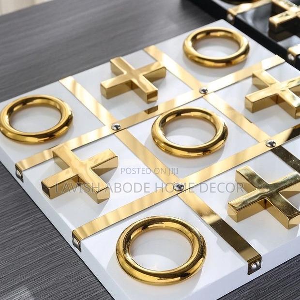 Xo Table Game Decorative Statement Piece