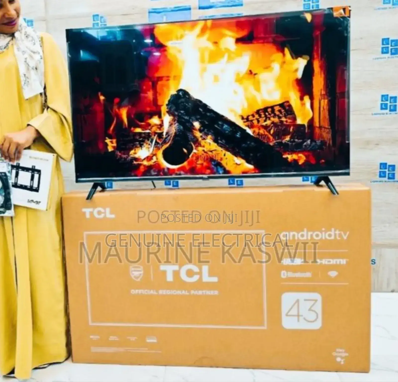 New TCL 43" Smart Tv