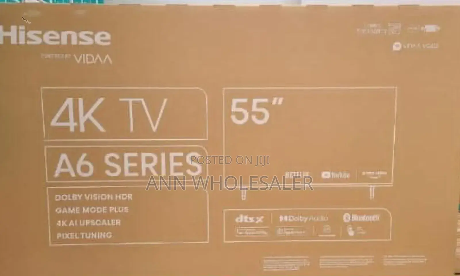 Good Working *Hisense 55" Smart A6 His/8