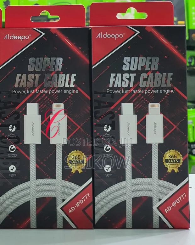 Aldeepo Ad-Ipd777 *Type C to Lightning* Super Fast Cables - thumbnail 3