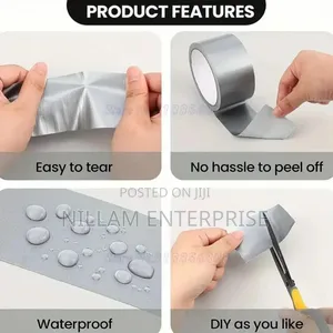 *Heavy Duty Super Sticky Waterproof Adhesive Repair Tape