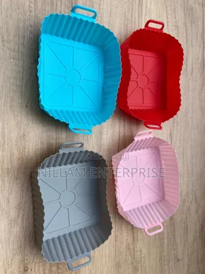Round/Square Silicon Air Fryer Liner Basket
