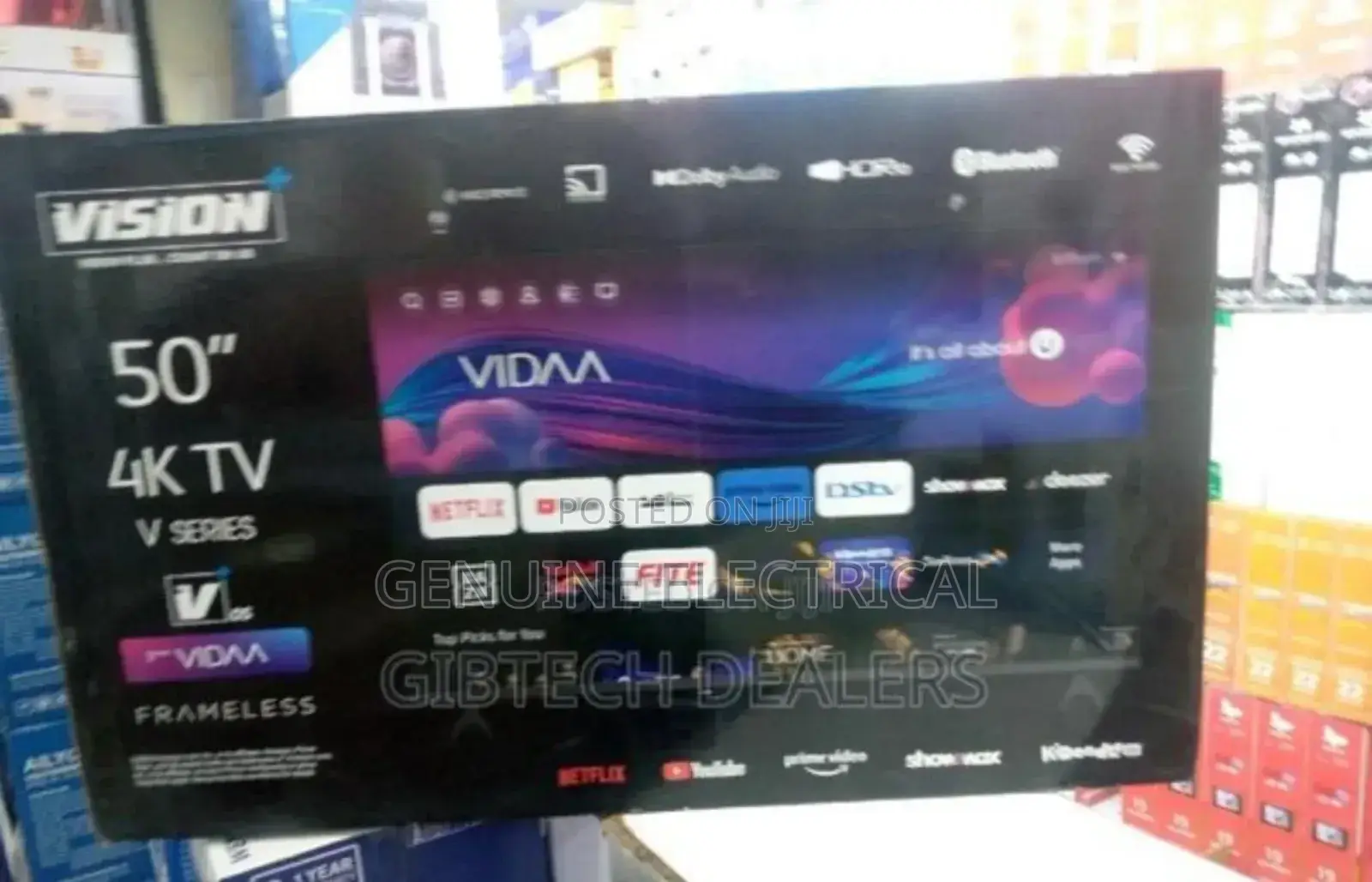 Brand New Vision 50" Smart Tv