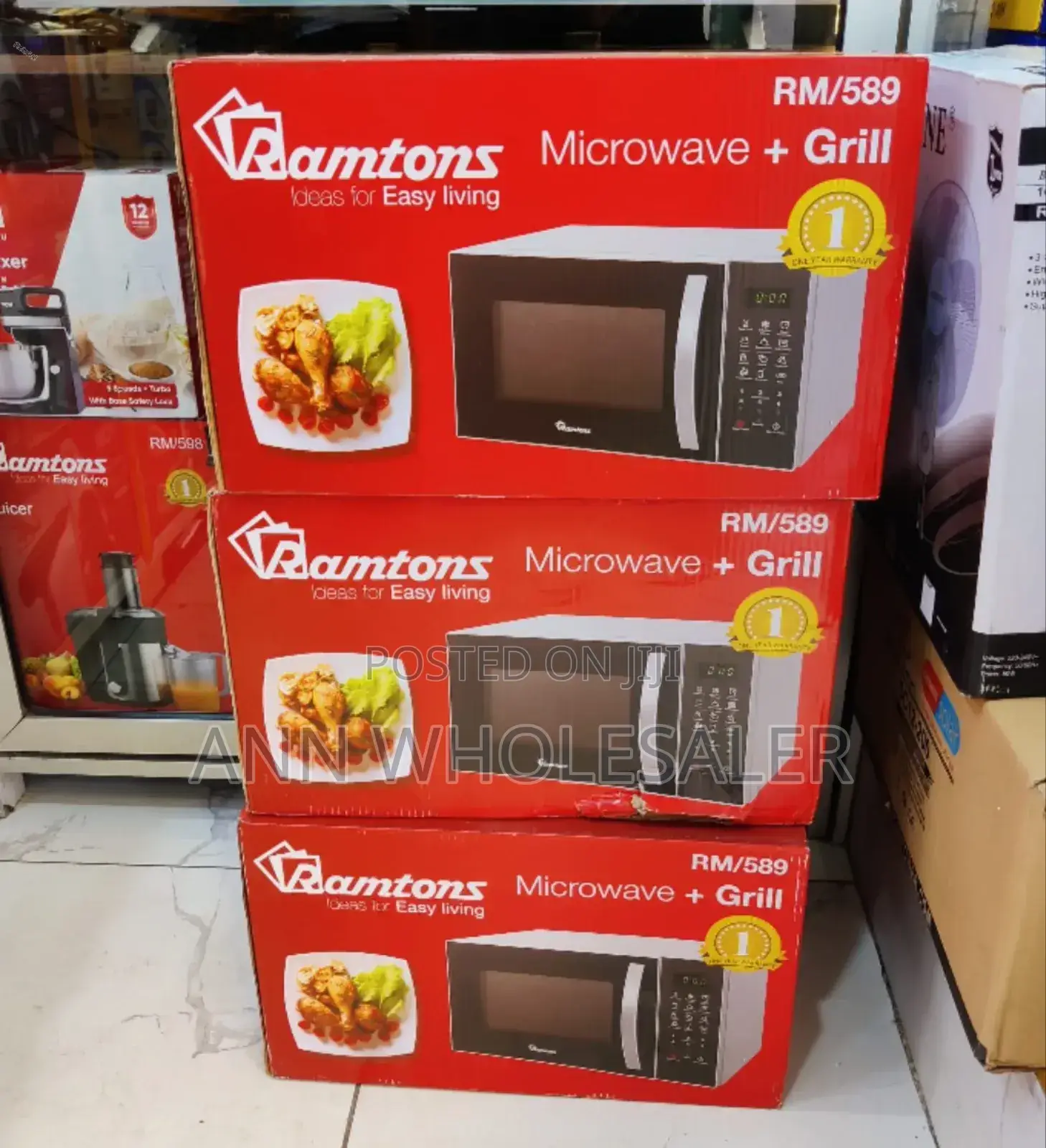 Ramtoms 23 Litres Digital Microwave Rm /589