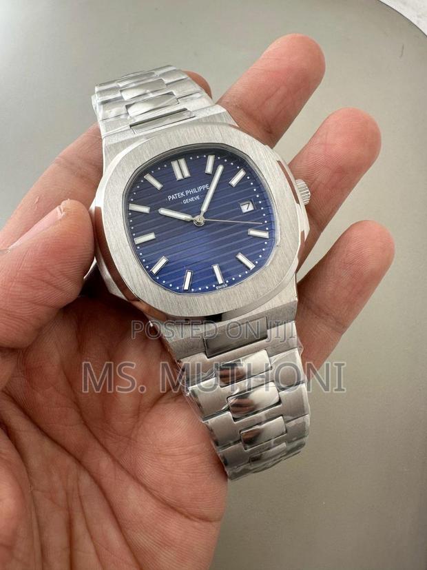 Silver Automatic Japan Machinery Patek Philipe - main view