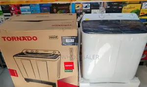 White Twin Tub Turnado Washing Machine 7.0 KGS
