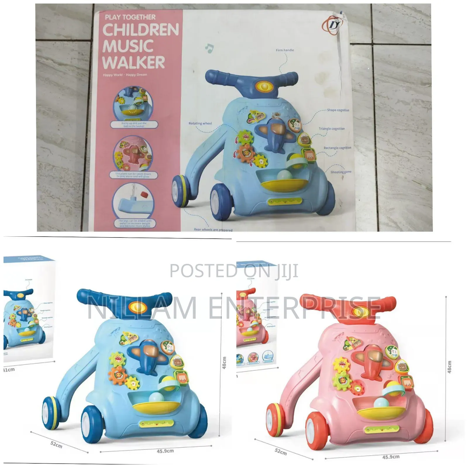Multifunctional Music Baby Walker