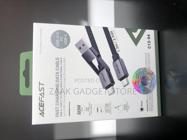 Acefast Usb a/C to Usb C Super Fast Charging Cable, 60w - thumbnail 2