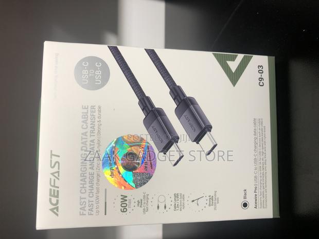 Acefast C9-03 60w Usb-C to Usb-C Charging Data Cable. - thumbnail 2