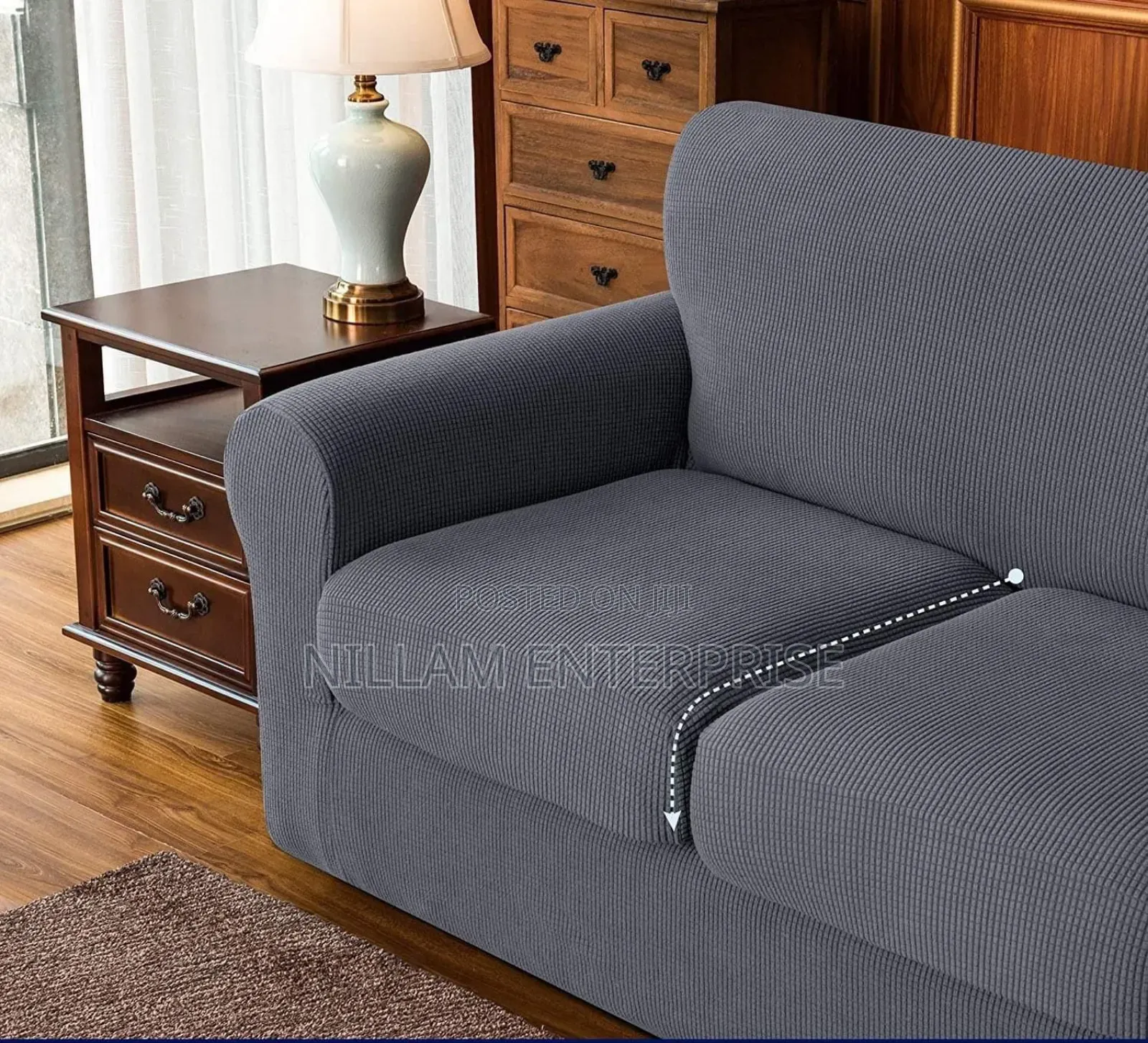 Waterproof Slip Sofa+Cushion Covers