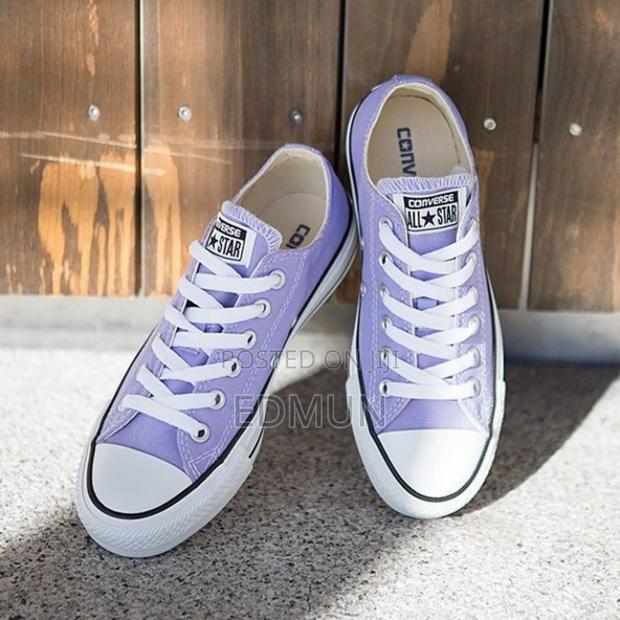 Purple Converse - main view