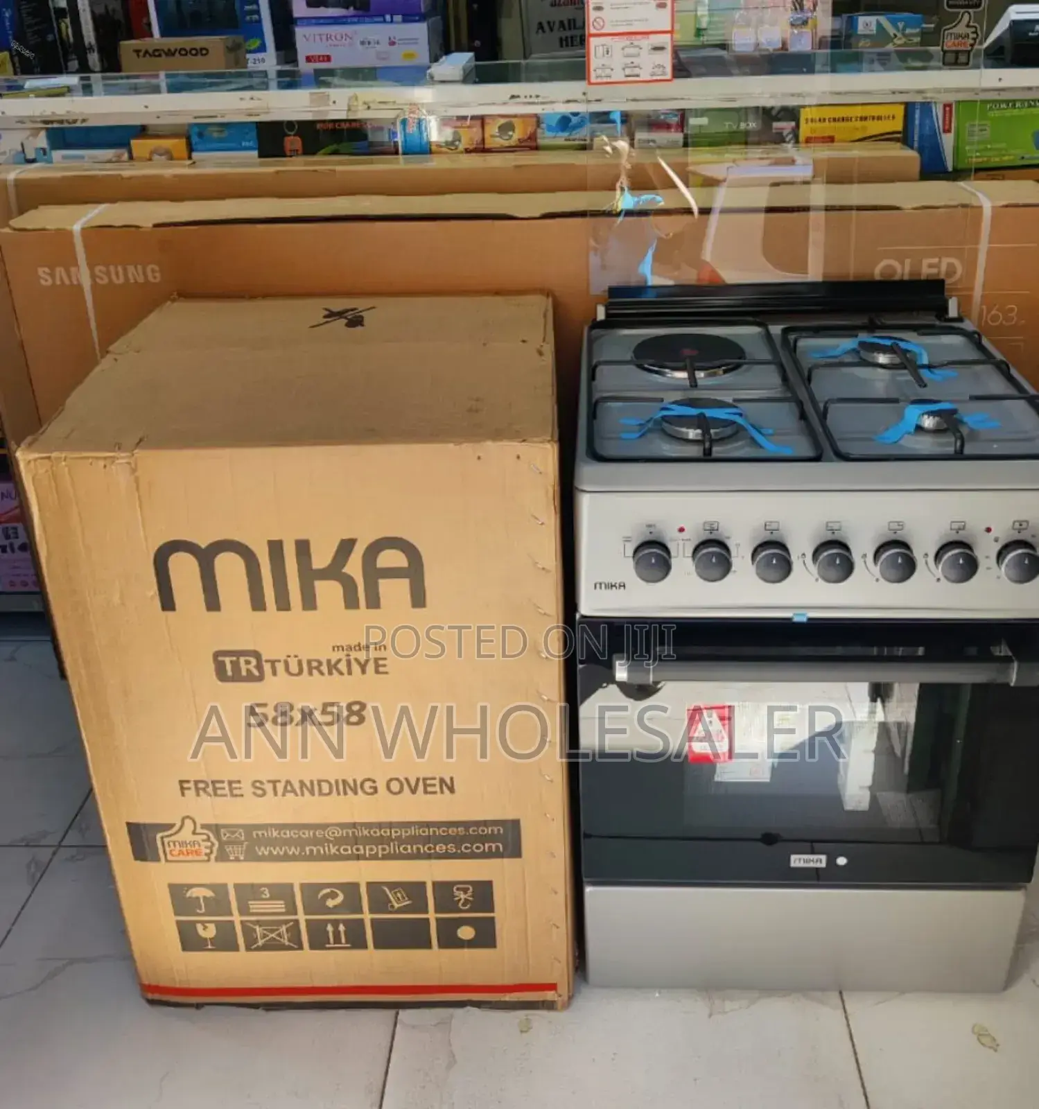 3+1 Free Standing Cooker Mika 58 by 58 Mi//89