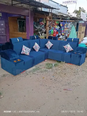 Blue Corner Seat for Sale