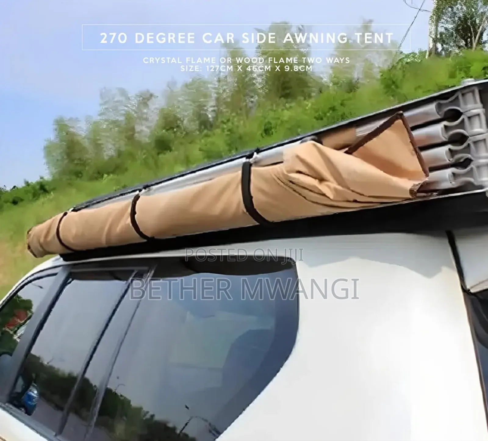 270° Degrees Car Side Awning Tent in Kenya