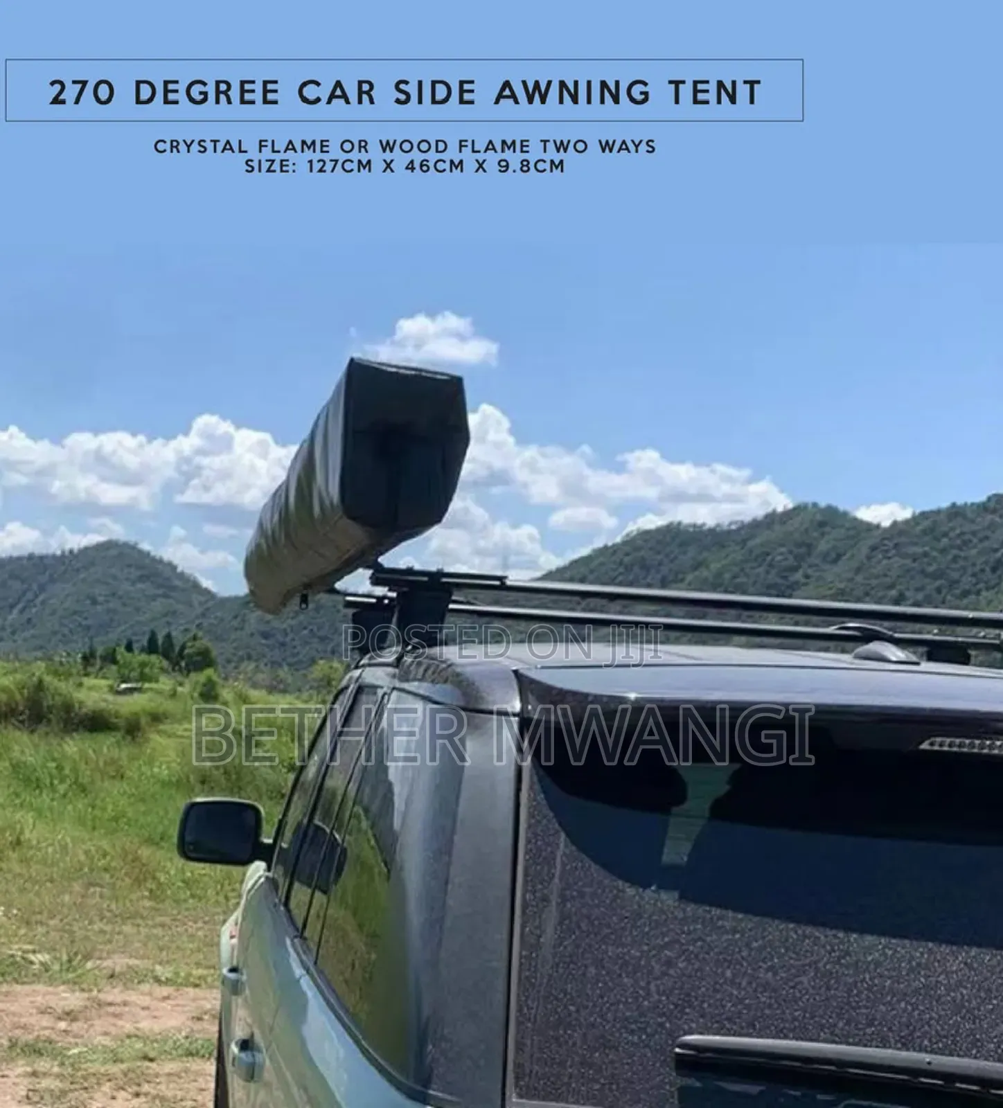 270° Degrees Car Side Awning Tent in Kenya