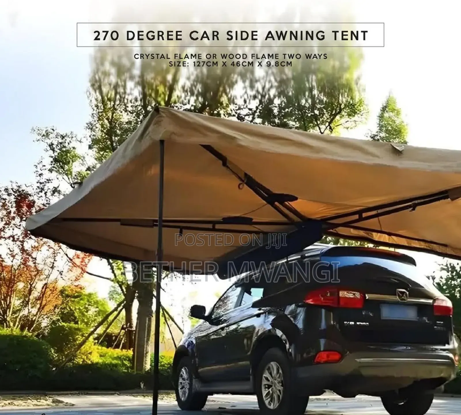 270° Degrees Car Side Awning Tent in Kenya