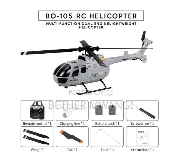 Rc Helicopter Bo-105 in Kenya