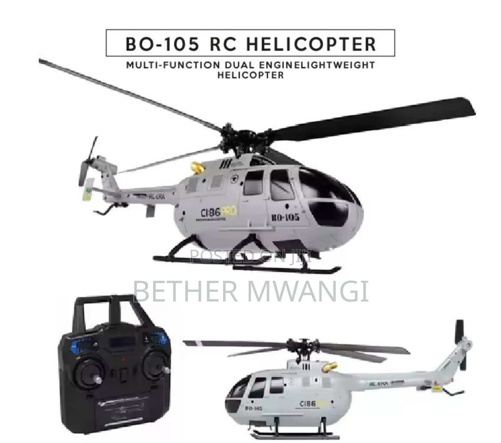 Rc Helicopter Bo-105 in Kenya