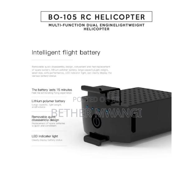 Rc Helicopter Bo-105 in Kenya - thumbnail 5