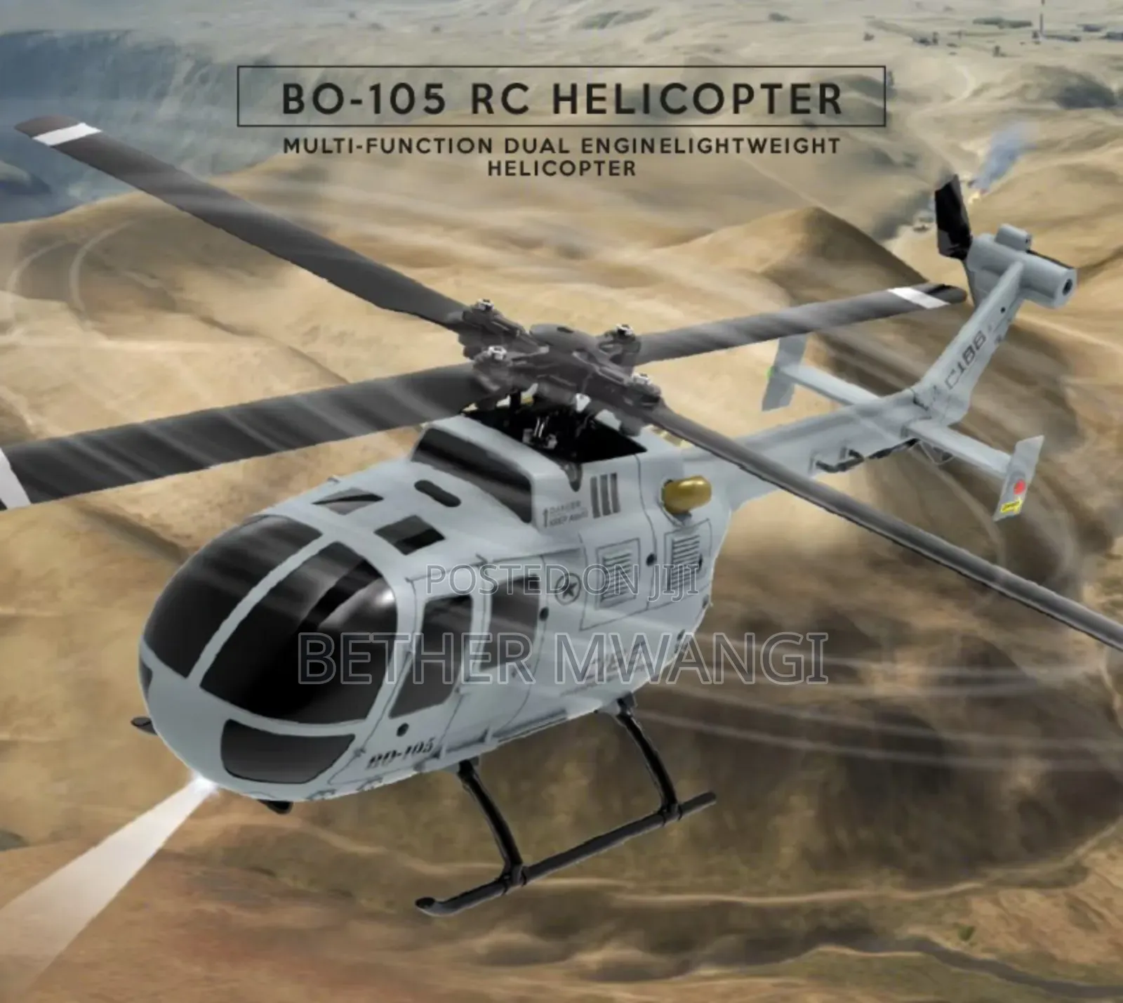 Rc Helicopter Bo-105 in Kenya