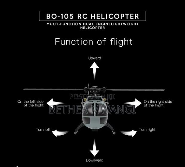Rc Helicopter Bo-105 in Kenya - thumbnail 8