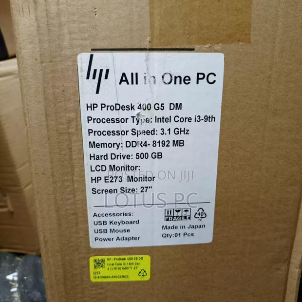 Desktop Computer HP ProDesk 400 G5 8GB Intel Core I3 SSD 256GB - thumbnail 4