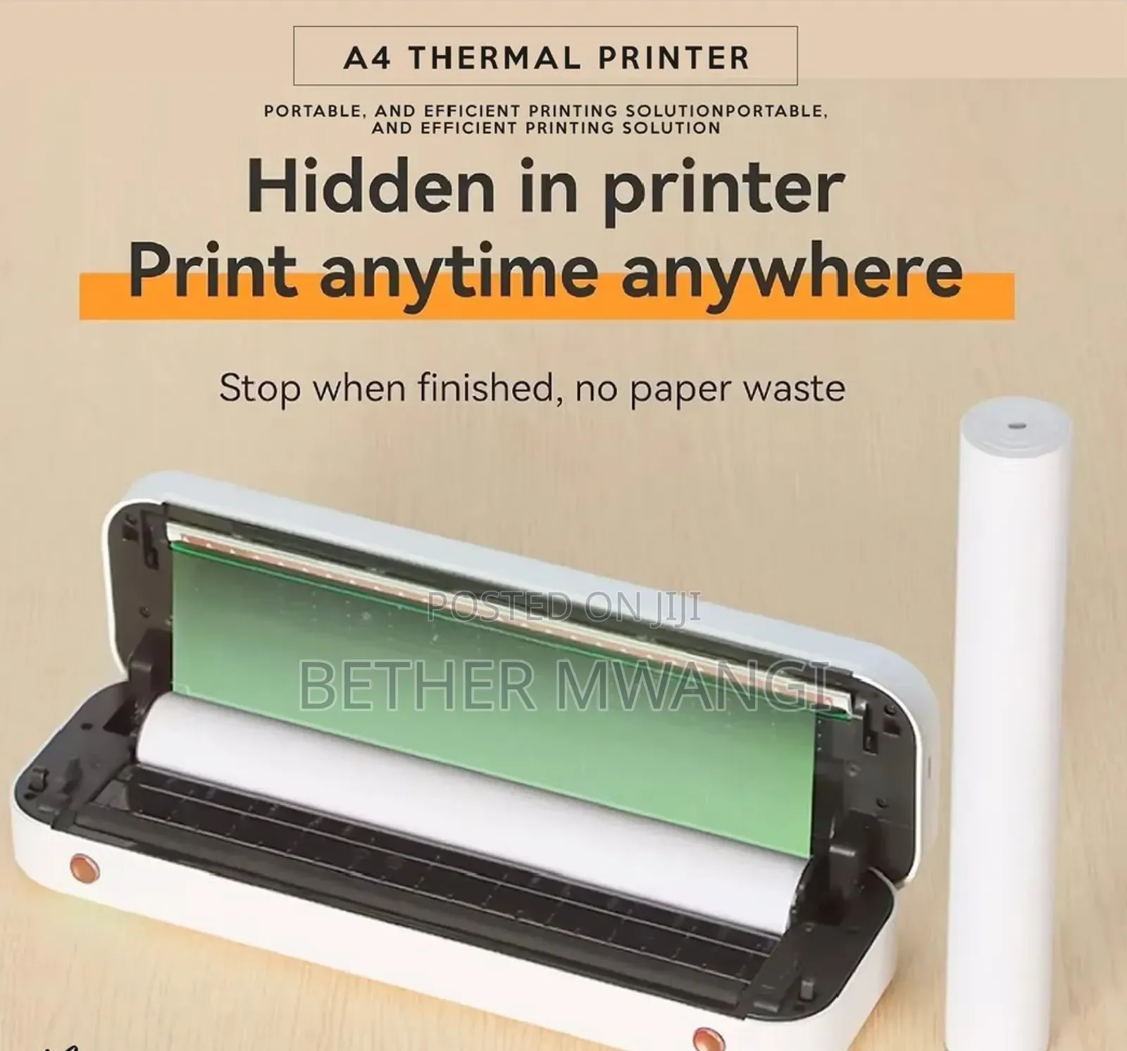 Portable Thermal Printer (No Ink Required) in Kenya