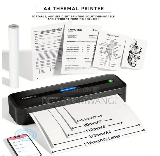 Portable Thermal Printer (No Ink Required) in Kenya - thumbnail 5
