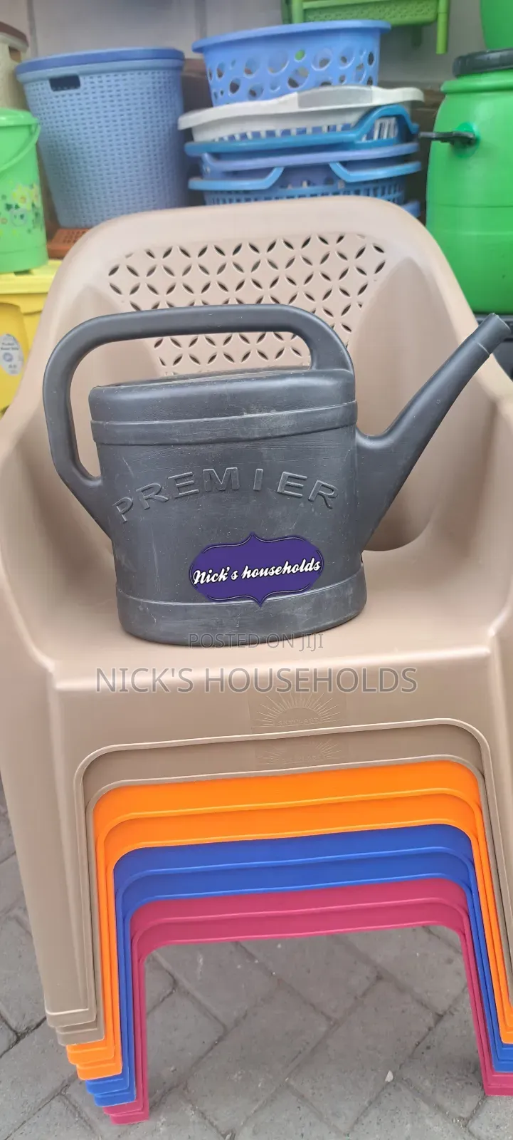 Watering Can at Plastic Can