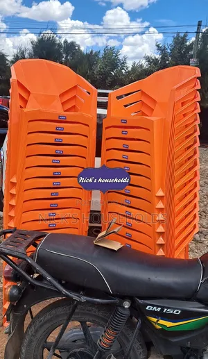 Diamond Plastic Chair Orange